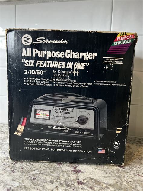 Schumacher Model Se 60 All Purpose 21050 Amp Battery Charge And Maintain Usa Vtg Ebay