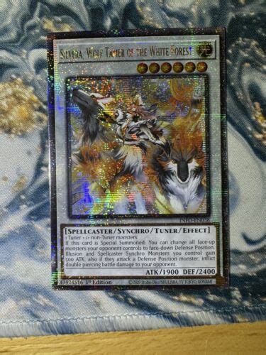 Yugioh Silvera Wolf Tamer Of The White Forest Qcr Info En St Ed