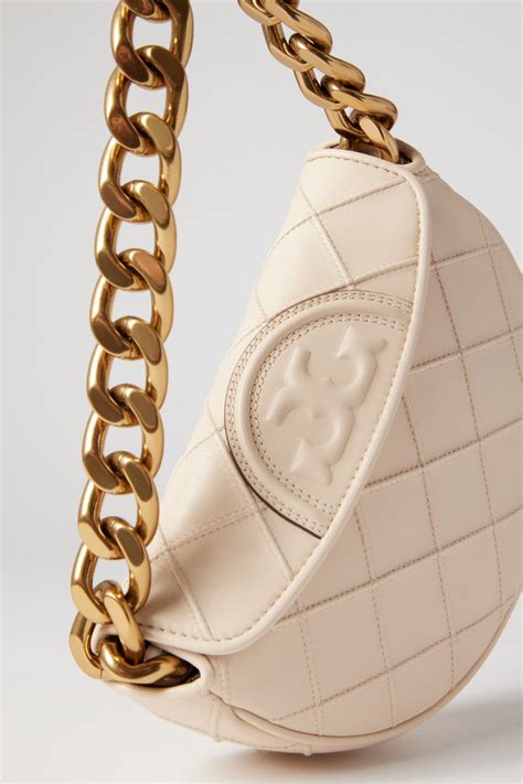 Fleming Mini Crescent Bag By Tory Burch Accessories Rent The Runway