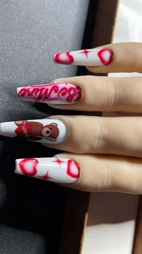 20 Valentine S Day Nails Ideas Featuring All Nail Shapes 2023 Nails