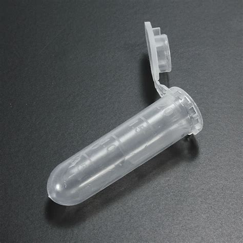 2ml Clear Plastic Test Tube With Snap Cap Polypropylene Transparent