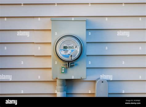 Electric Energy Meter Inside A Residential Building In Halifax A Smart