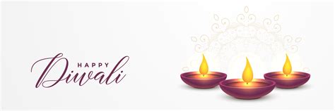 Festival Diya Diwali Banner Design Download Free Vector Art Stock