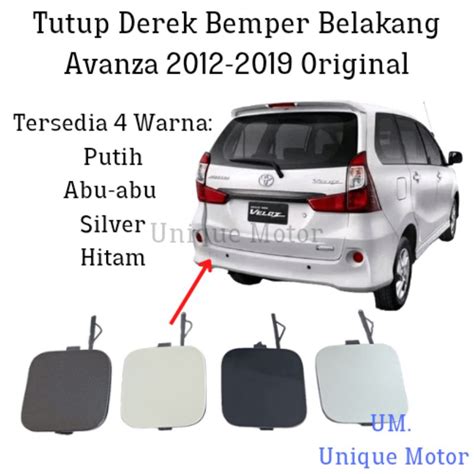 Jual Tutup Derek Bemper Belakang Avanza Original Shopee