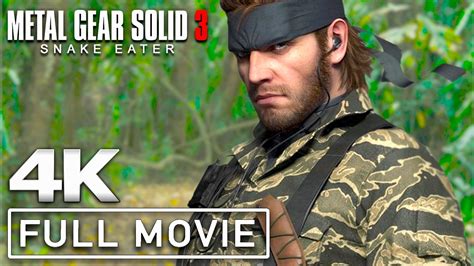 Metal Gear Solid Snake Eater All Cutscenes Full Game Movie K