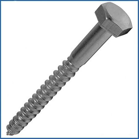 Coach Screws Zinc Plated M X Mm Pack Amazon Co Uk Diy Tools