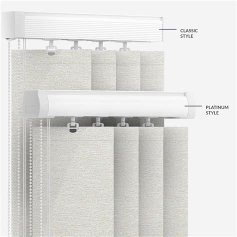 Glimpse Oyster Vertical Blind