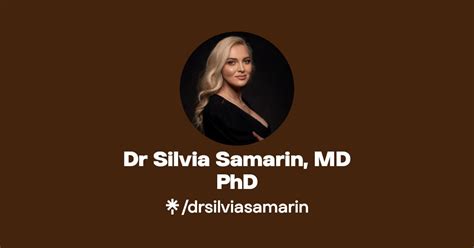 Dr Silvia Samarin MD PhD Instagram TikTok Linktree