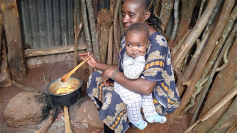 African Village Kitchencooking Our Traditional Food For Lunch Youtube