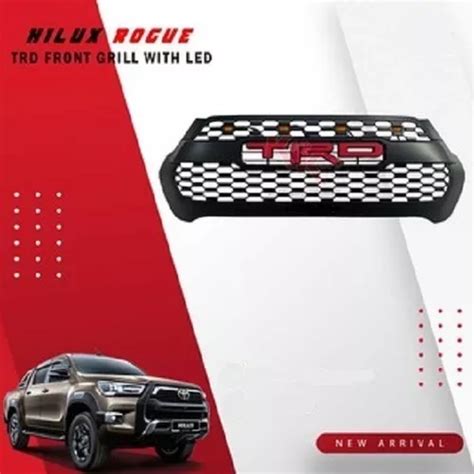 Parrilla Toyota Hilux 2021 2022 2023 Revo Led Trd