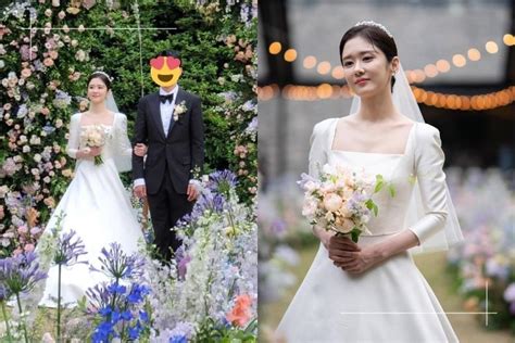 張娜拉「高清」絕美結婚照曝光！婚紗超仙、新郎長相成亮點，舊愛攪局：要幸福女人我最大