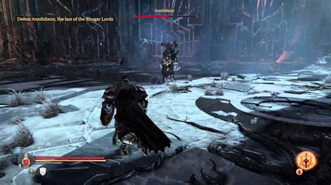 Lords Of The Fallen Defeating The Annihilator Youtube