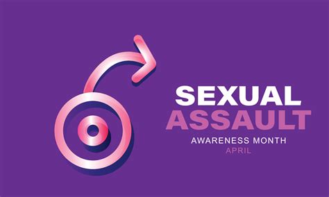 April Is Sexual Assault Awareness Month Template For Background