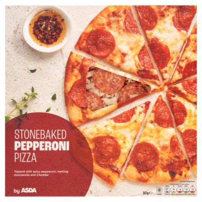 ASDA Stonebaked Pepperoni Pizza 307g HelloSupermarket