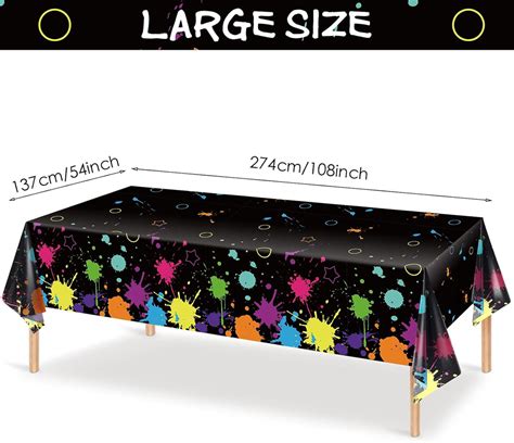 Glow Party Table Covers Neon Party X Inch Glow Party Disposable