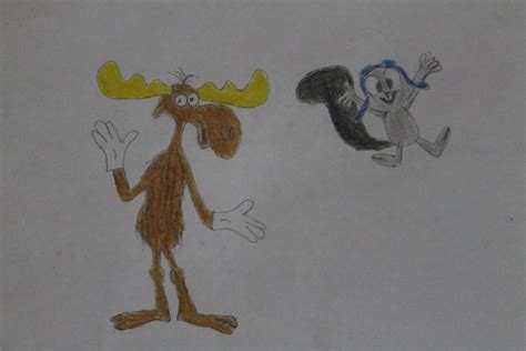 Rocky and Bullwinkle by electricdragon505 on DeviantArt