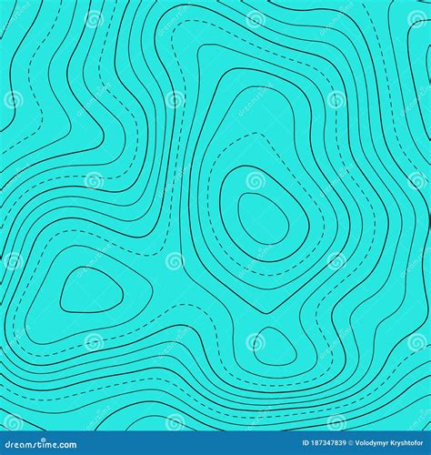 Topographic Map Lines Background Abstract Vector Illustration Stock