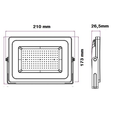 Foco Proyector Led Exterior Slim Neoline Star W Ip Smd Blanco