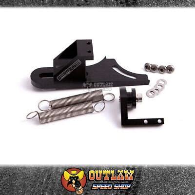 AEROFLOW THROTTLE RETURN SPRING BRACKET HOLLEY 4150 BLACK AF64