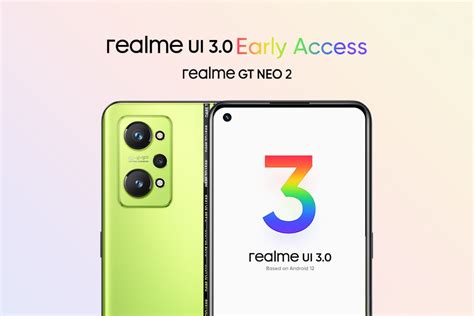 Realme Gt Neo Gets Early Access Build Of Realme Ui Based On