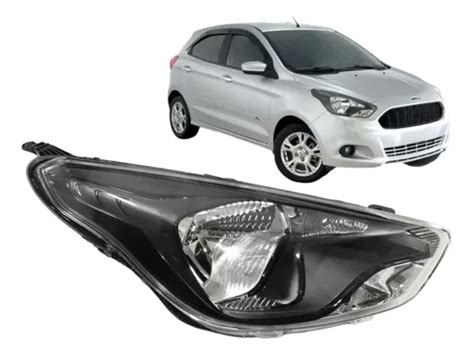 Farol Ford Ka 2015 2016 2017 2018 Mascara Negra Novo Ld Frete grátis