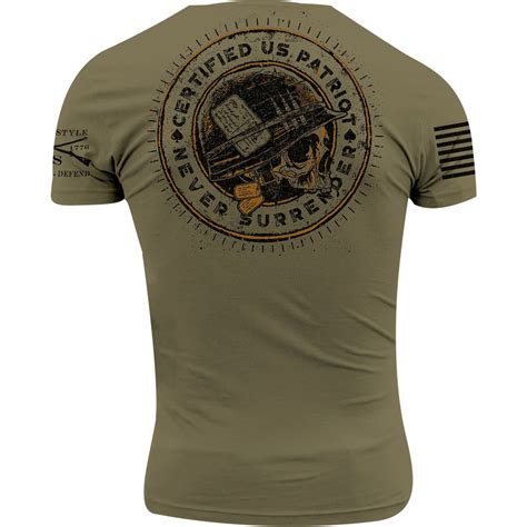 Grunt Style Patriot Seal T Shirt Military Green Ebay