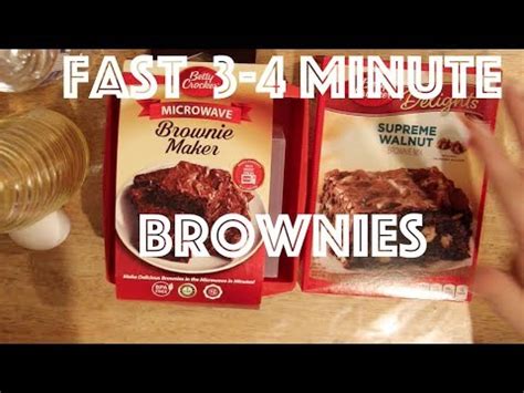 Can You Cook Betty Crocker Brownies In The Microwave - Hujaifa