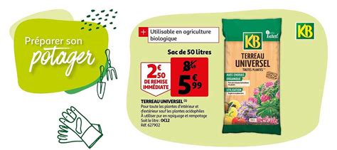 Promo Terreau Universel Chez Auchan Icatalogue Fr