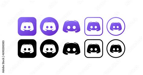 Discord Social Media Logo Icons Discord Social Network Logos