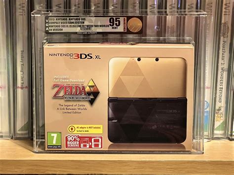 Nintendo 3ds Xl The Legend Of Zelda A Link Between Worlds Limited Edition Gold For Sale