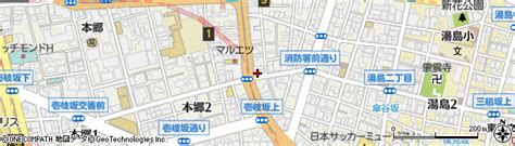 東京都文京区本郷3丁目32 3の地図 住所一覧検索｜地図マピオン