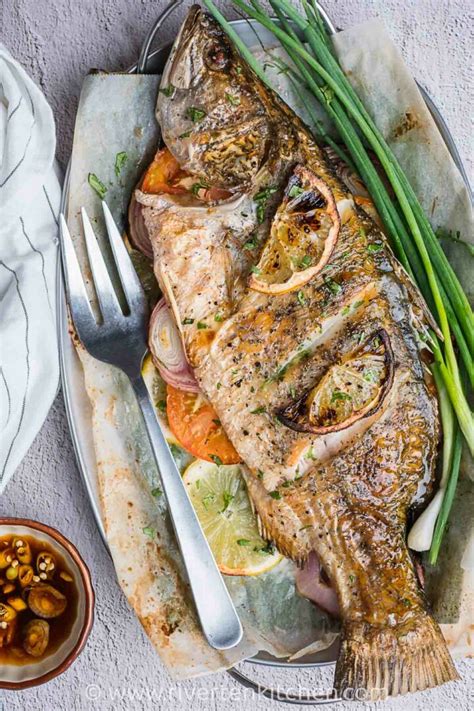 Oven Grilled Whole Fish (Inihaw na Isda) - Riverten Kitchen