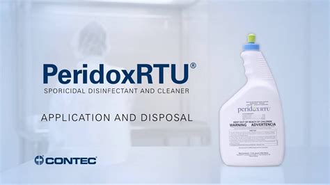 Contec PeridoxRTU Application And Disposal YouTube