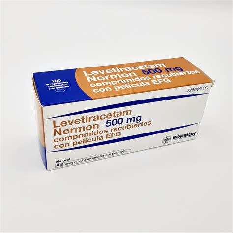 Levetiracetam Normon Efg 500 Mg 500 Comprimidos Recubiertos Farmacéuticos