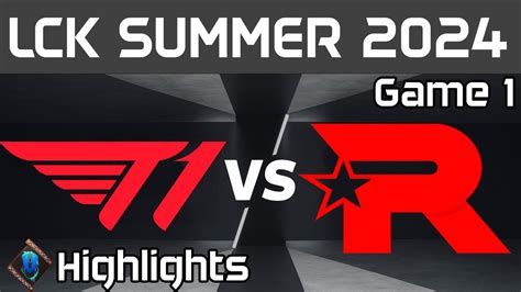 T1 Vs KT Highlights Game 1 LCK Playoffs Round 1 T1 Vs KT Rolster By