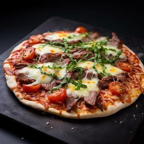 Premium Ai Image Matambre A La Pizza Grilled Flank Steak With Pizza