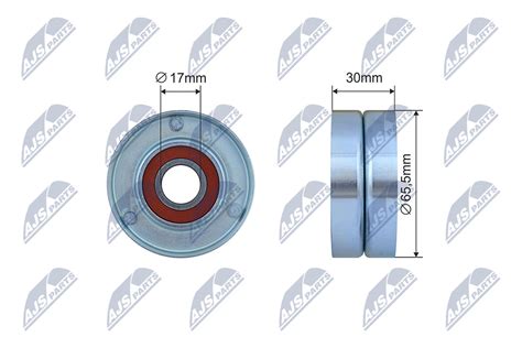 Tensioner Pulley V Ribbed Belt Rnk Me Nty A