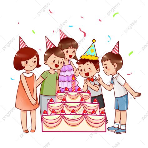 Free Download Birthday Png Transparent A Group Of Children S Birthday