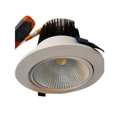 Round W W Led Cob Light For Indoor Ip Rating Ip At Rs Piece