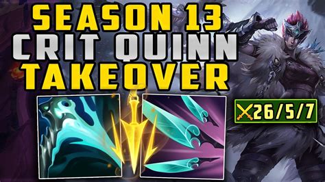 New Buffed Navori Quickblades Makes Crit Quinn A Kiting Goddess Youtube