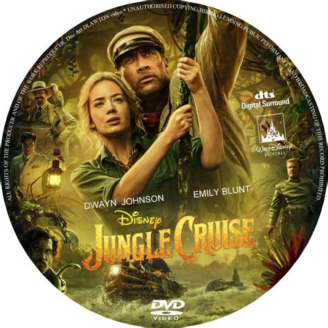 Jungle Cruise 2020 R1 Custom DVD Cover Label DVDcover