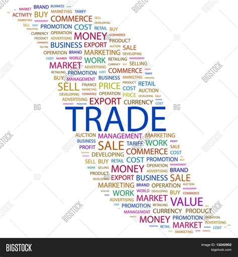 Trade Word Collage Vector And Photo Free Trial Bigstock