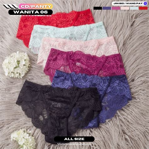 Jual Sexy Transparan Renda Celana Ukuran Jumbo Hot Low Waist Open