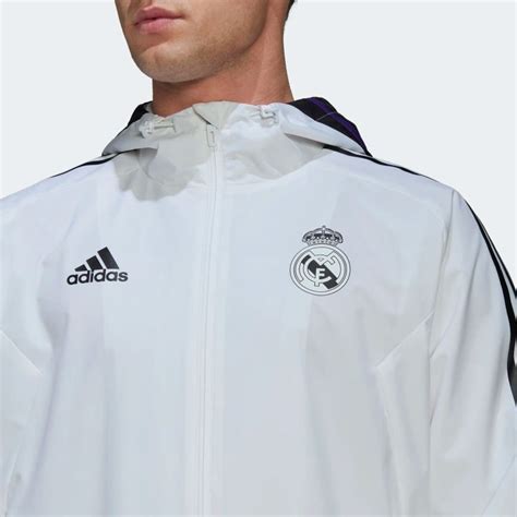 Kurtka męska Real Madryt Condivo 22 Adidas white Sport Shop pl