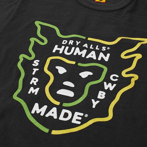 Human Made Logo Tee Black | END. (US)