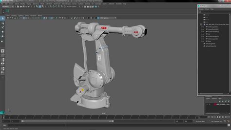 ABB IRB 4400 6 Axis Industrial Robot 3D Model 79 3ds Blend C4d