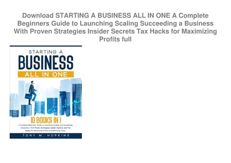 Ppt Download Starting A Business All In One A Complete Beginners