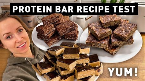 Protein Bar Recipe Taste Test Testing 3 Different Recipes Youtube