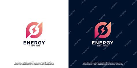 Premium Vector Modern Gradient Energy Logo Design