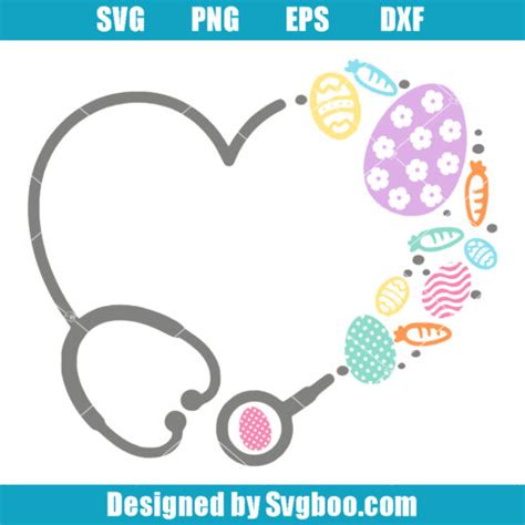 Xoxo Nurse Svg Heart Stethoscope Svg Nurse Valentines Day